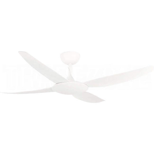 Brilliant 1320mm (52') AMARI 4 Blade DC Ceiling Sweep Fan With Moulded ABS Blades White