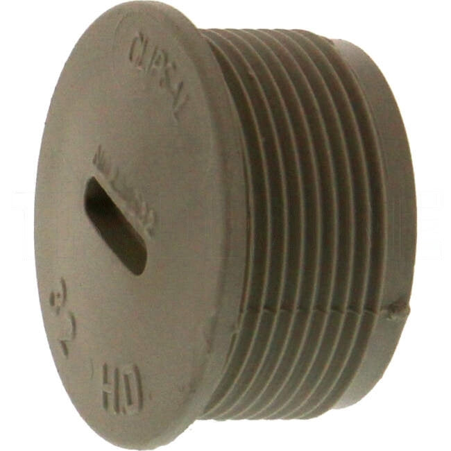 Clipsal 32mm Screwed Conduit Plug Grey