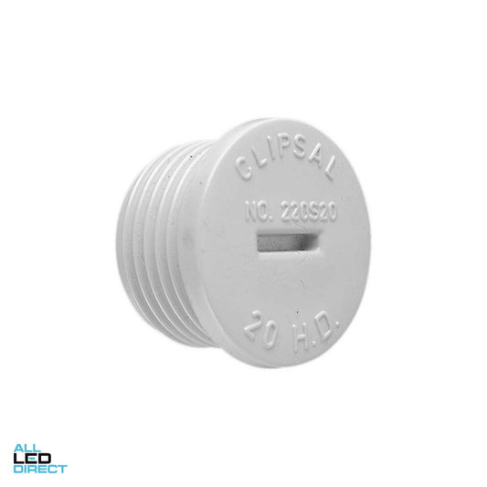 Clipsal 50mm Screwed Conduit Plug Grey