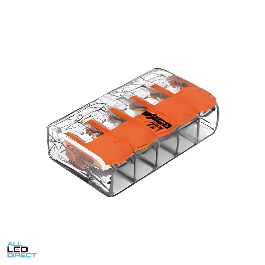 Wago 4mm 5 Wire Compact Splicing Connector Jar of 25 ALL LED Direct