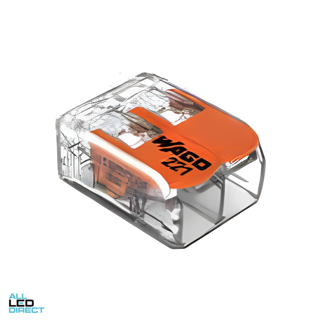 Wago 2 Wire Compact Splicing Connector with Levers, 6mm? Jar of 50 ALL LED Direct
