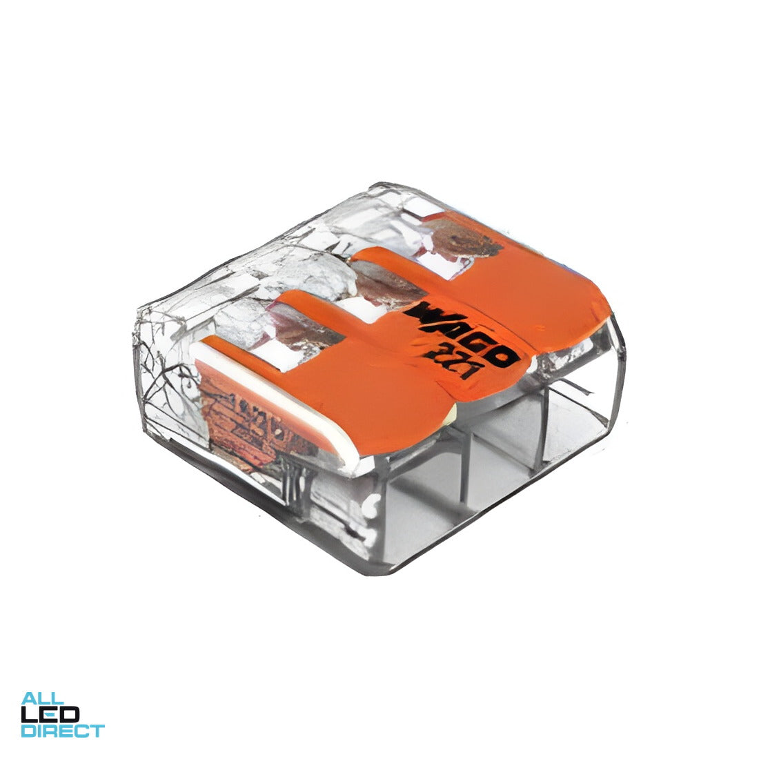 Wago 6mm Compact Splicing Connector for 3 Conductors Jar of 30 ALL LED Direct
