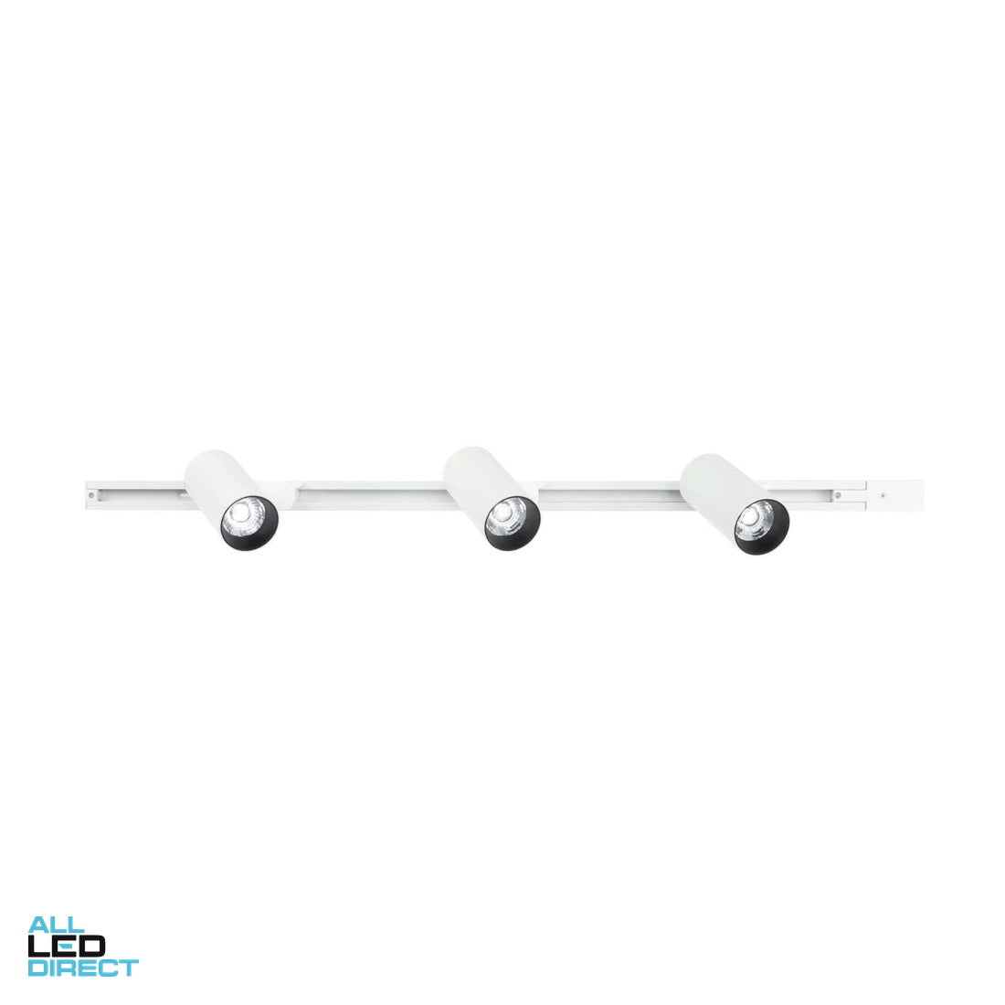Brilliant 3 x 10 W CERES LED Track Lighting Kit White TRI Colour ALL LED Direct