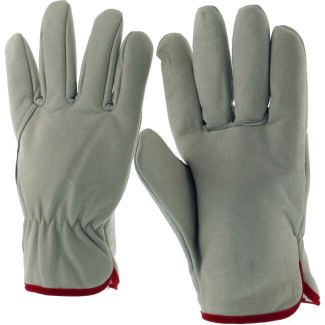 MSA FREEZER Synthetic Lined B/C-Grade Cow Leather Freezer Gloves Large