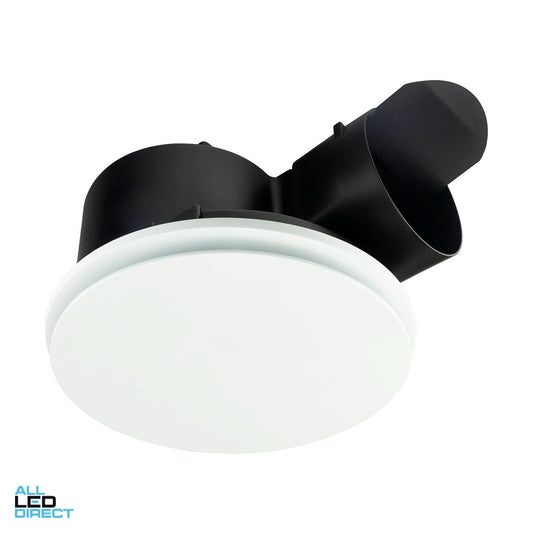 Brilliant 330mm BLIZZARD Round DC Exhaust Fan White ALL LED Direct