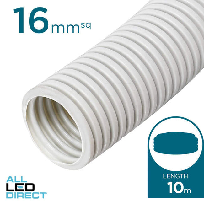 APP 16mm Corrugated Conduit Medium Duty 10 Metre - Green Star Certified