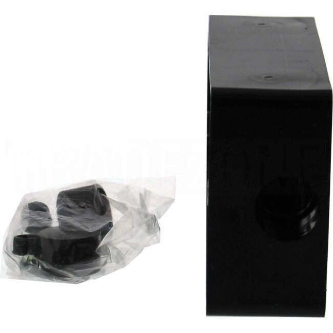 Clipsal Mounting Box PVC Rectangular With 2 x 20mm Entries Black