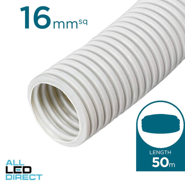 APP 16mm Corrugated Conduit Medium Duty 50 Metre - Green Star Certified