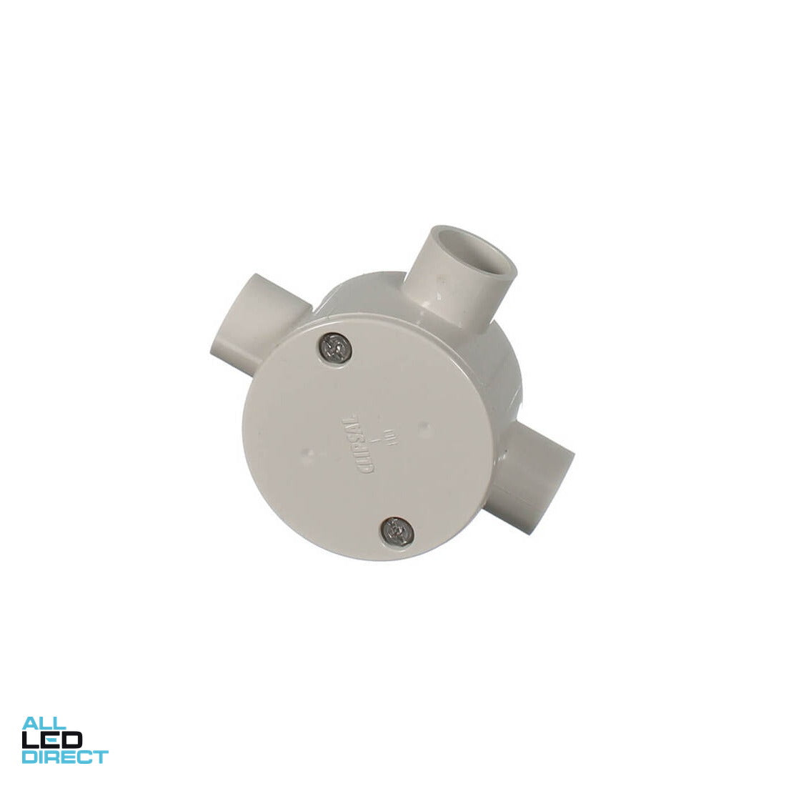 Clipsal 20mm 3 Way Shallow Round Junction Box ALL LED Direct