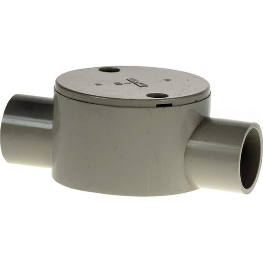 Clipsal 25mm 2 Way Shallow Round Junction Box