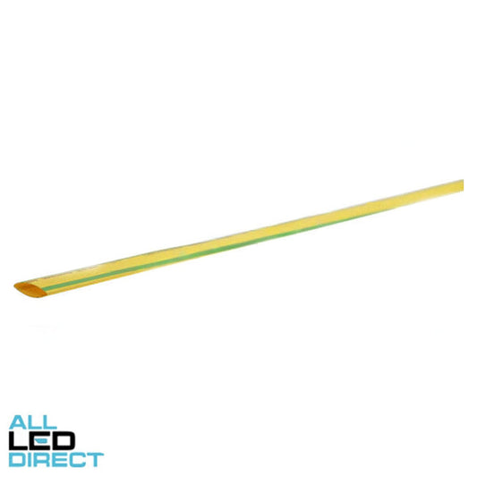 Wattmaster 19mm Shrinks To 9mm Thin Wall Heatshrink 1.2 Metre Green & Yellow