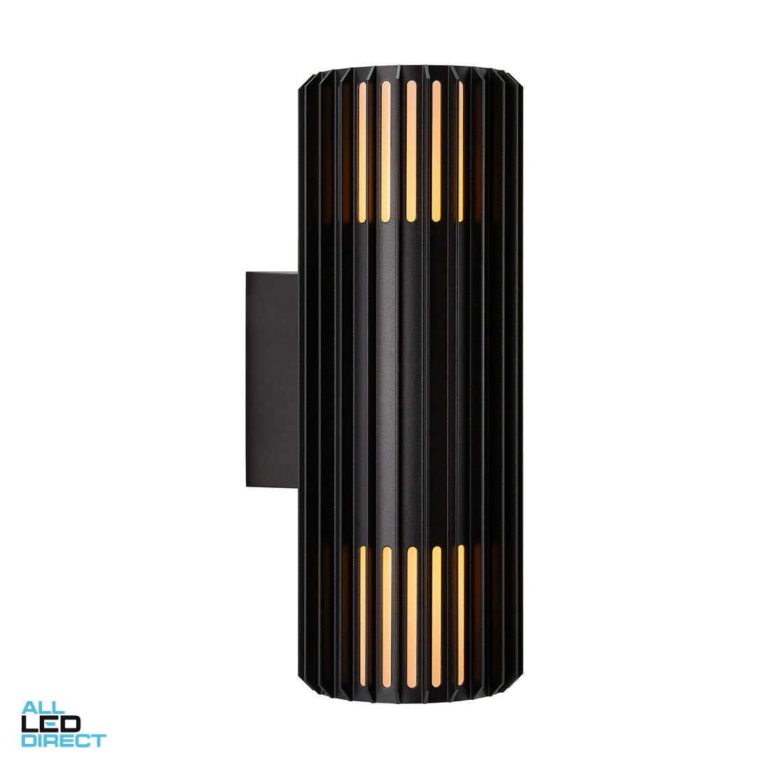 Energetic ALUDRA Double Wall Light Seaside Black (Less Lamps) ALL LED Direct