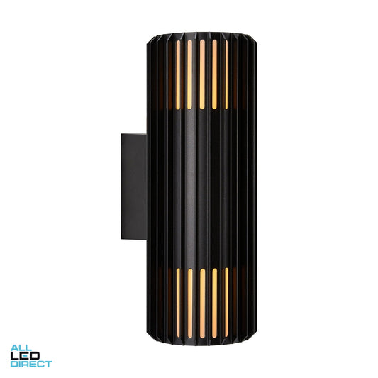 Energetic ALUDRA Double Wall Light Seaside Black (Less Lamps) ALL LED Direct