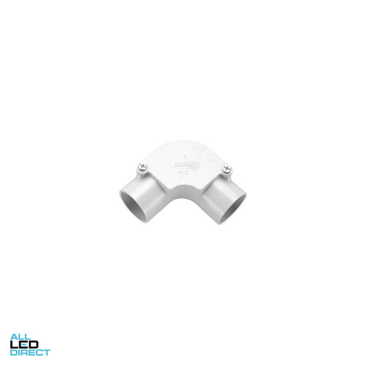 Clipsal 40mm 90 Degree PVC Conduit Inspection Elbow Grey