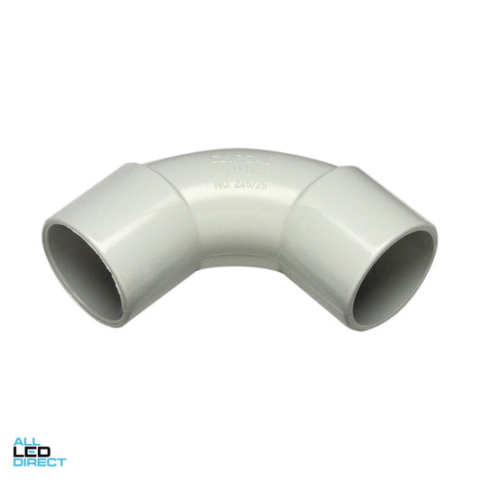 Clipsal 25mm Medium Duty Conduit Elbow Grey