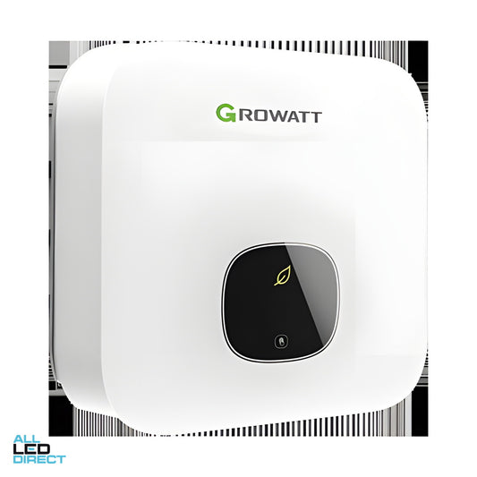 Growatt 2.5kW Single Phase Solar Inverter With Dual MPPT IP65 With WIFI Capability ALL LED Direct