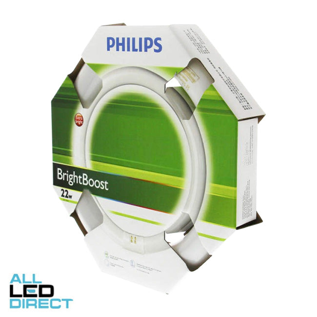 Philips 22 Watt 203mm T9 Circular Fluorescent Tube With G10Q Connection Colour 840 4000k