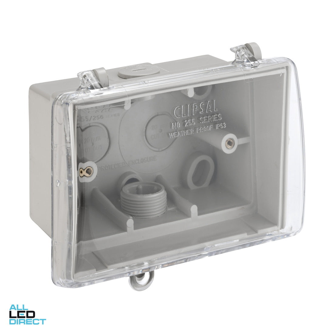 Clipsal Waterproof Enclosure Box Clear Lid ALL LED Direct