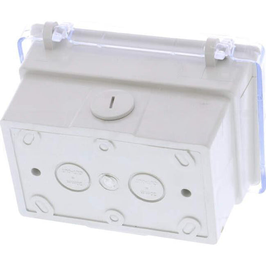 Clipsal PVC Weatherproof Box For Switches & Outlets Grey