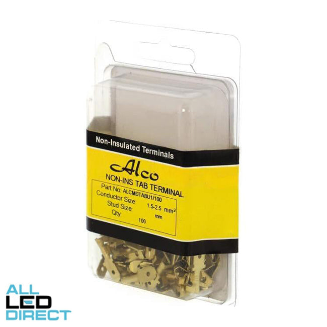 Wattmaster 1.5mm To 2.5mm Non Isulated Tab Terminal Pack of 100