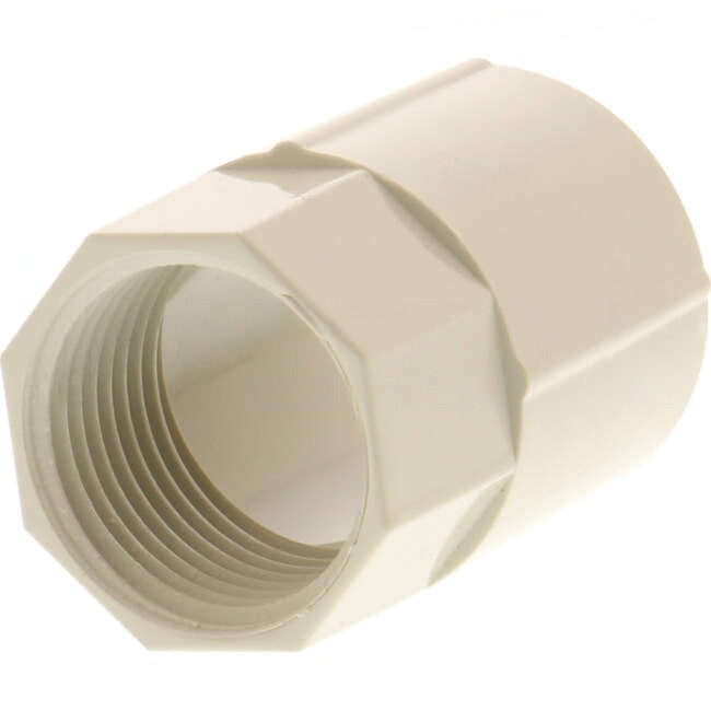 Clipsal 20mm Medium Duty Plain To Screw Conduit Coupling Grey Each