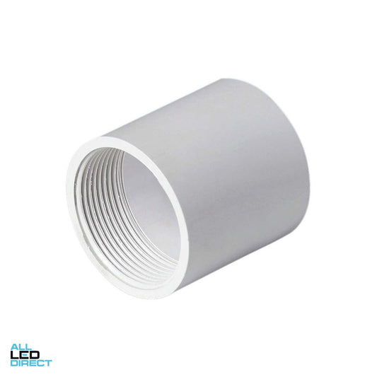 Clipsal 32mm Medium Duty Plain To Screw Conduit Coupling Grey