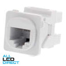 Cabac CAT5E RJ45 Data Mech White Suitable For Clipsal Wall Sockets Each