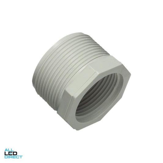 Clipsal 32mm To 25mm Screw To Screw Reducer Plastic Grey