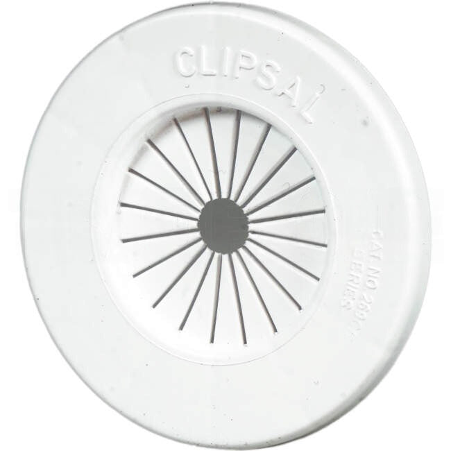 Clipsal 16mm To 25mm Universal Flange Cover White