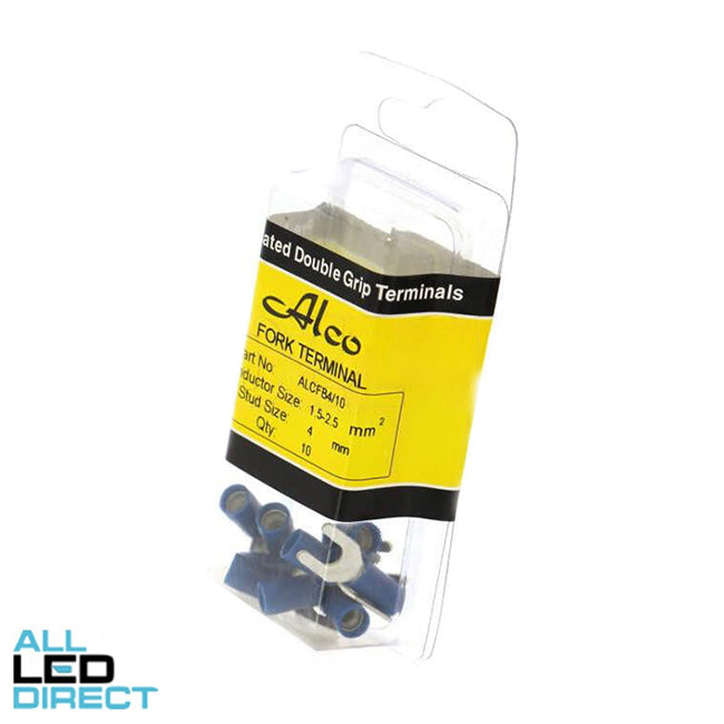 Wattmaster 1.5-2.5mm Forked Terminal Blue Pack of 10