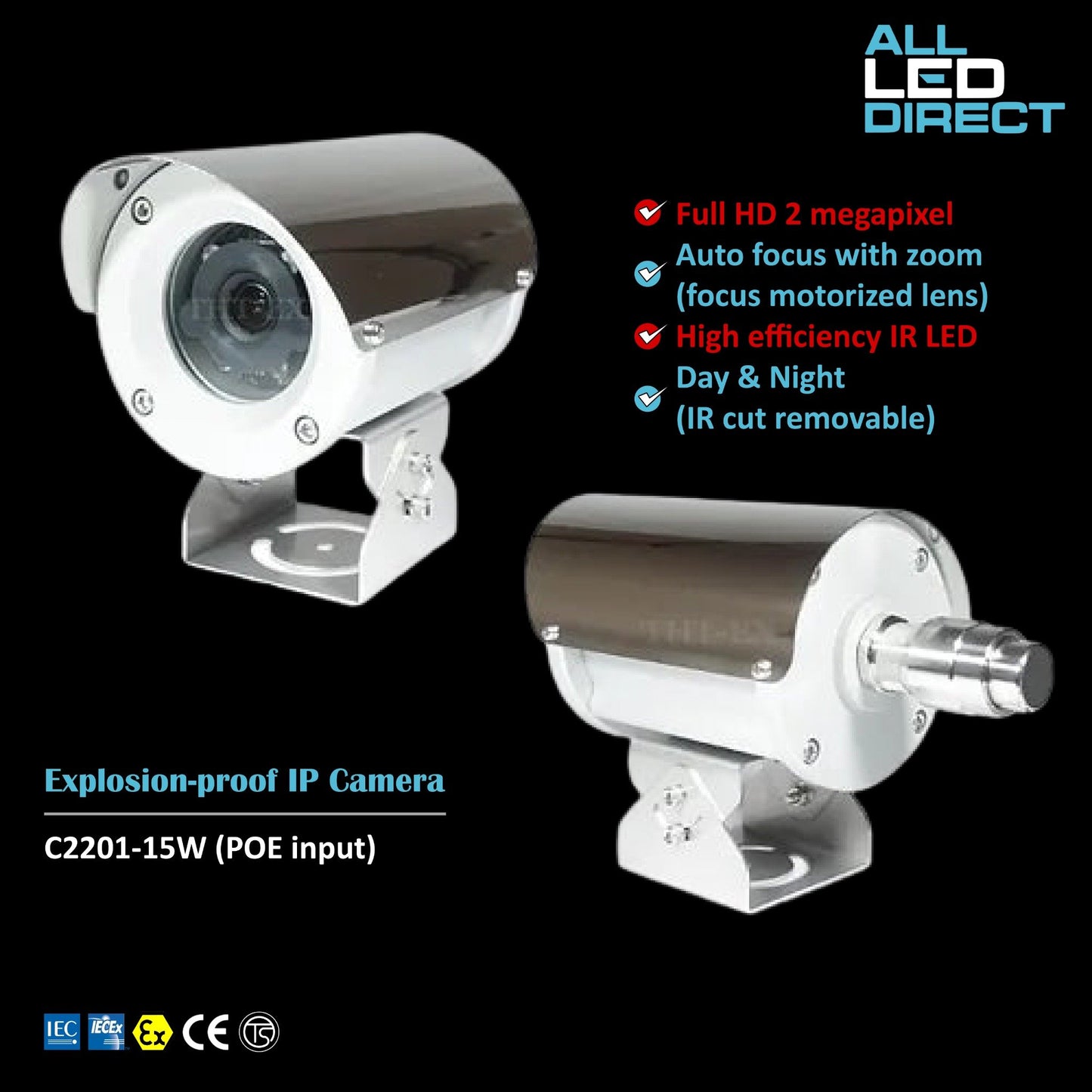 Explosion-proof IP Camera C2201