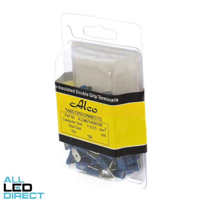 Wattmaster 1.5-2.5mm Insulated Bell Crimp Terminal Blue Pack of 100