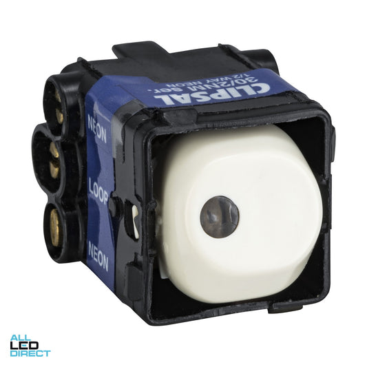Clipsal 10 Amp 30 SERIES 2 Way Rocker Switch Mech Cream With Neon Indicator ALL LED Direct