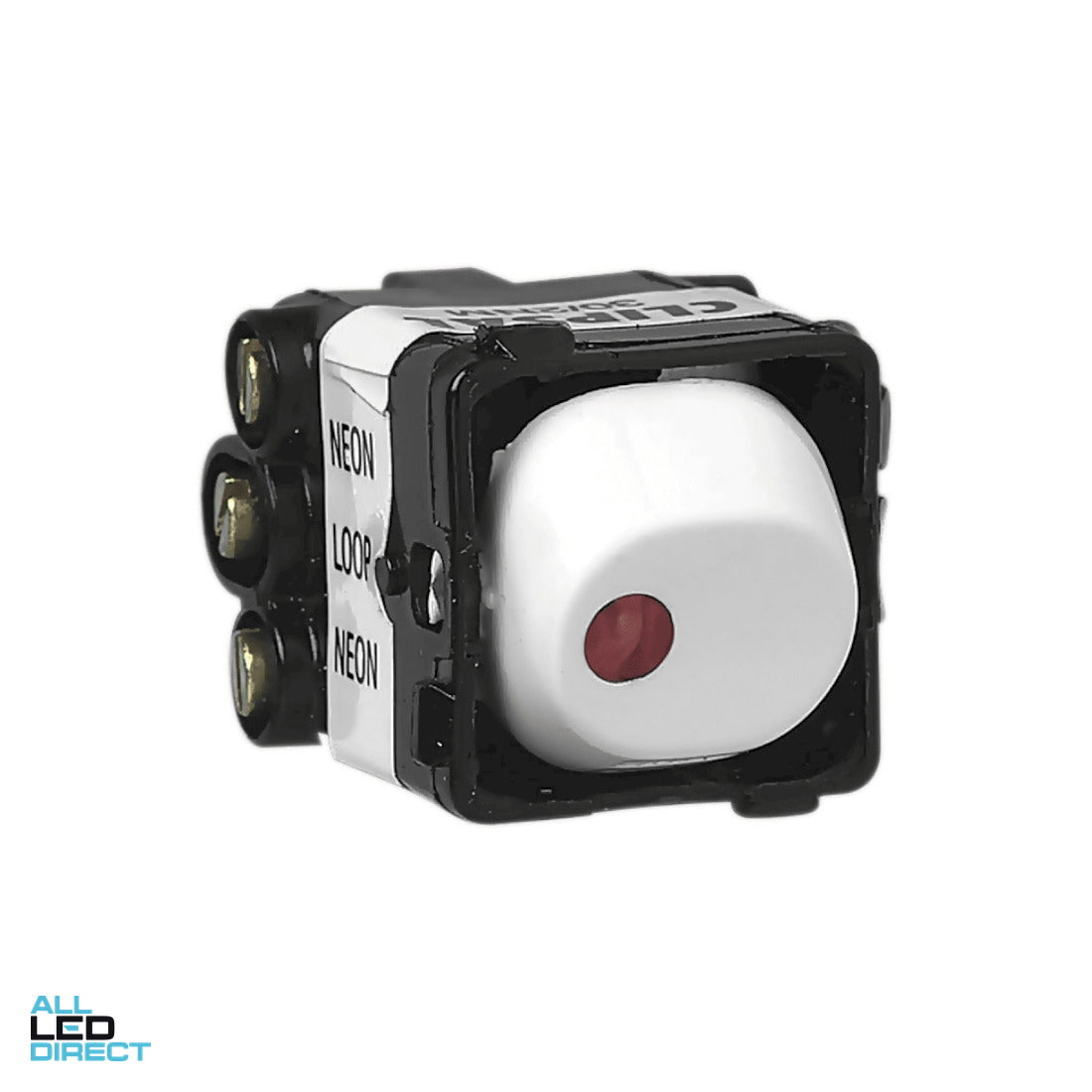 Clipsal 10 Amp 30 SERIES 2 Way Rocker Switch Mech Red With Neon Indicator ALL LED Direct