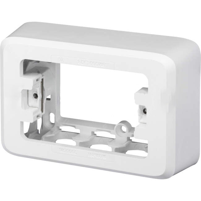 Clipsal 1 Gang ICONIC Deep Mounting Block Vivd White