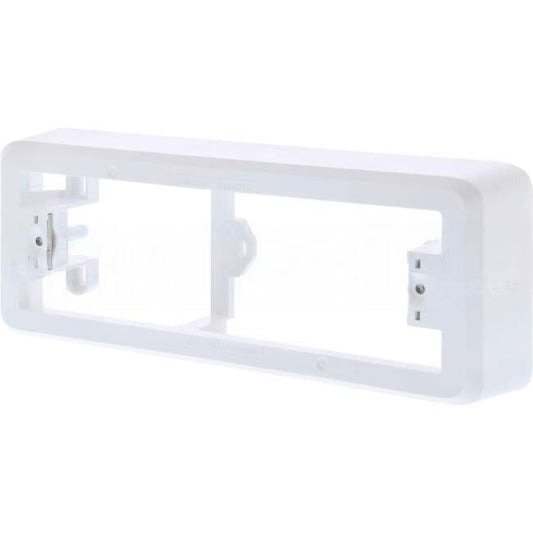 Clipsal ICONIC Quad Socket Mounting Block Vivid White