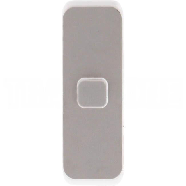 Clipsal 1 Gang ICONIC Vertical Internal Rocker Architrave Switch Cover Plate Vivid White