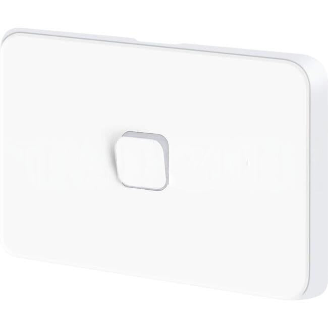 Clipsal 10 Amp 1 Gang ICONIC Horizontal Internal Rocker Switch Vivid White