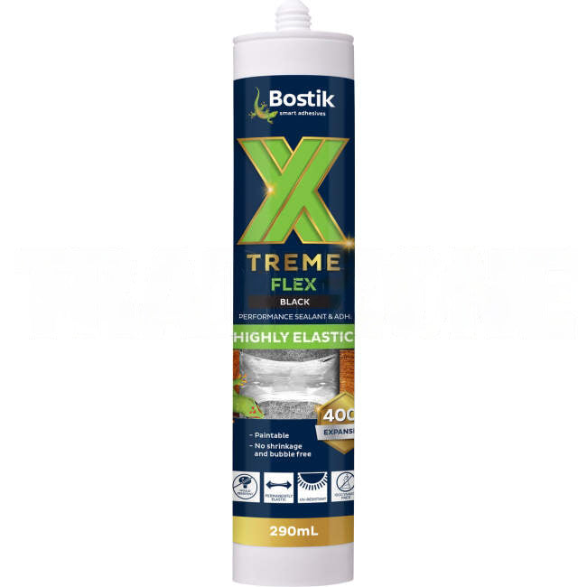 Bostik Xtreme Flex High Performance MS Sealant & Adhesive Cartridge Black 290ml