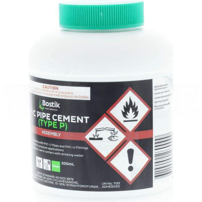 Bostik PVC Pipe Cement Green 500ml