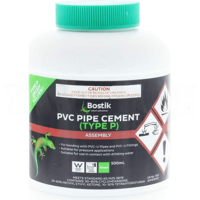 Bostik PVC Pipe Cement Green 500ml