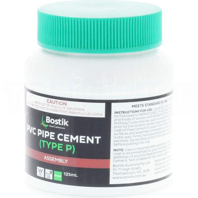 Bostik PVC Pipe Cement Green 125ml