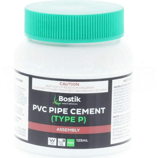 Bostik PVC Pipe Cement Green 125ml