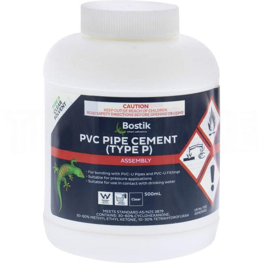 Bostik PVC Pipe Cement Clear 500ml