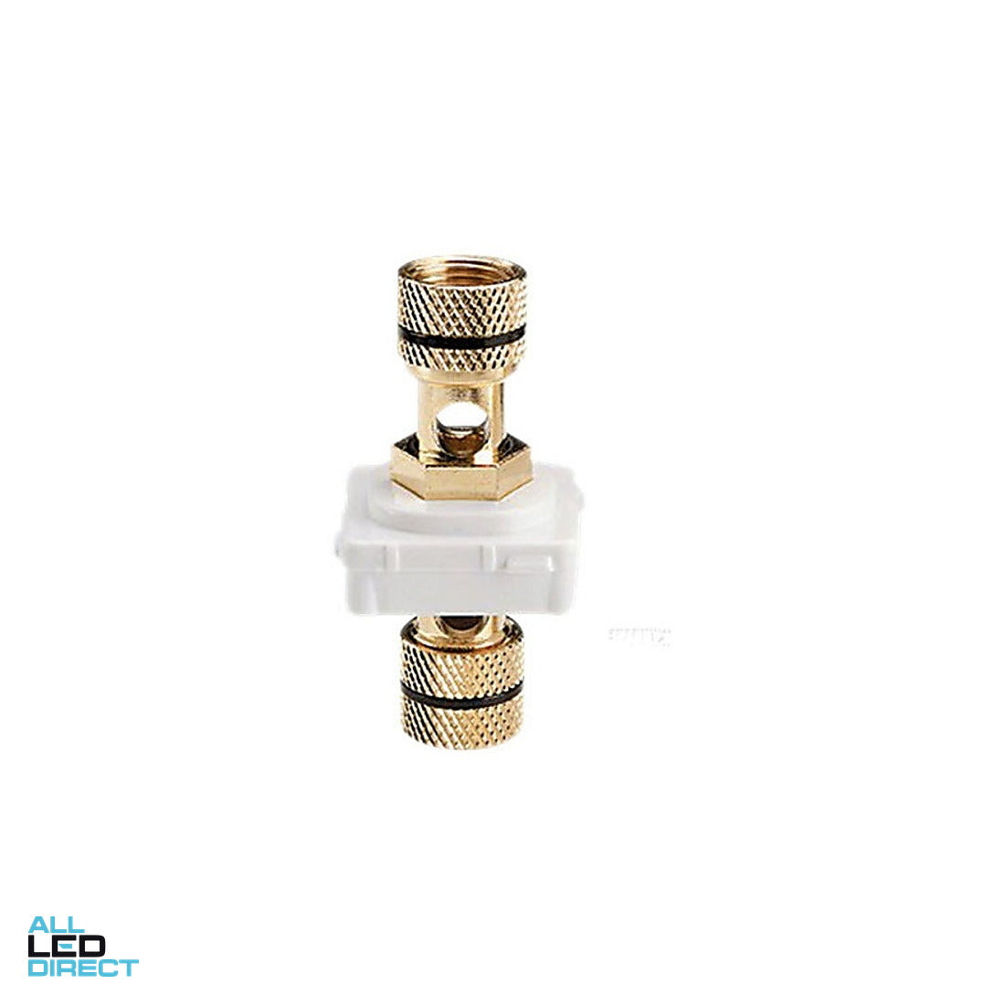 Clipsal Audio Banana Connector Black Band White Mech ALL LED Direct