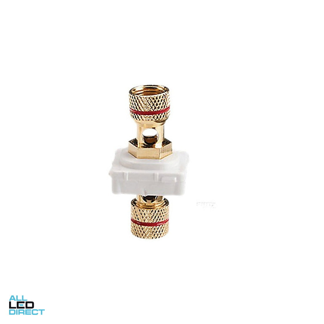 Clipsal Audio Banana Connector Red Band White Mech ALL LED Direct