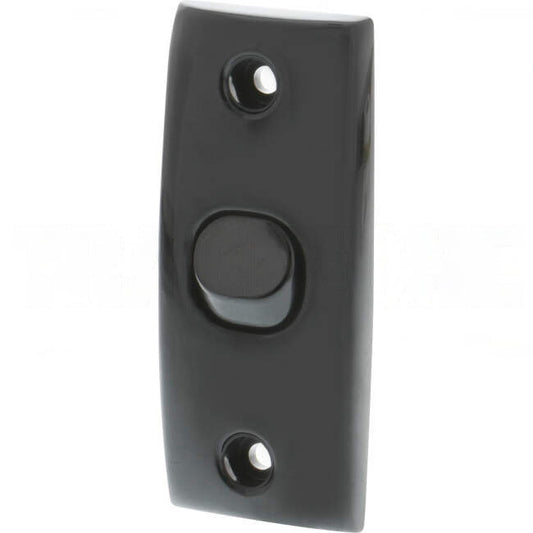 Clipsal 10 Amp 1 Gang STANDARD Vertical Internal Rocker Architrave Switch Black