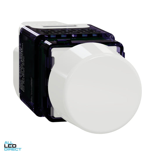Clipsal 350 Watt 30 SERIES Rotary Push Dimmer White