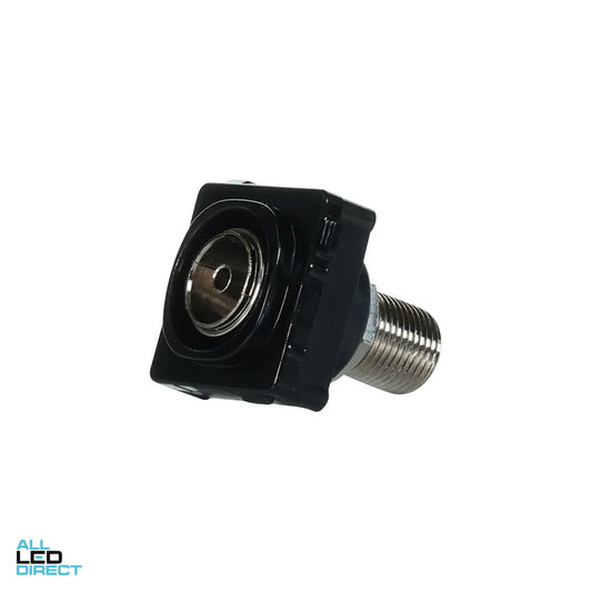 Clipsal 75 Ohm TV Pal Female Antenna Mech F Type Rear Straight Black ALL LED Direct