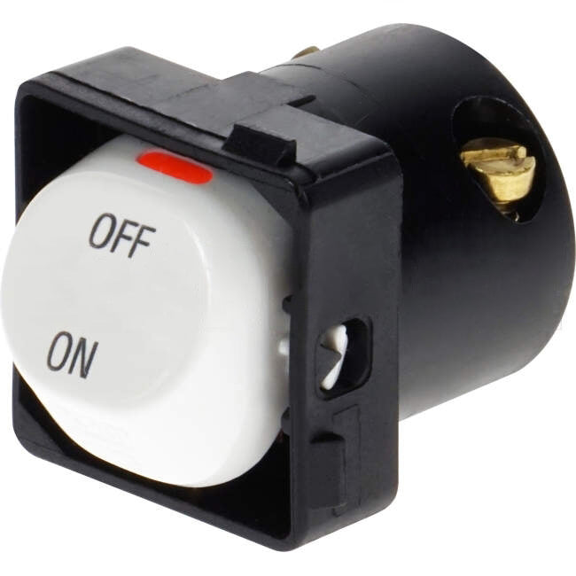 Clipsal 10 Amp 30 SERIES 2 Way Rocker Switch Mech White Engraved With 'ON/OFF'